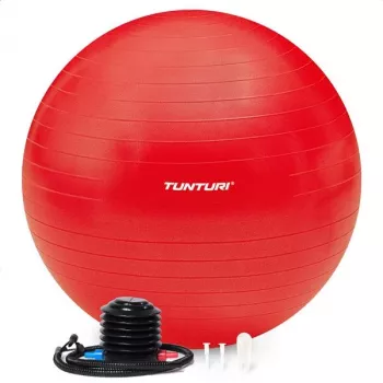 Tunturi Gymball Anti Burst Exercise Ball su pompa 55 cm, raudona