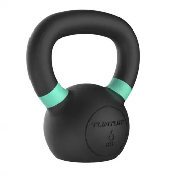 Tunturi Platinum 6kg ketaus virdulys – milteliniu būdu dengtas su ergonomiška rankena