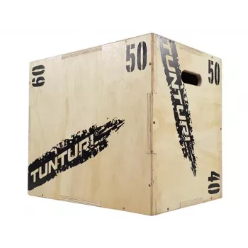 Tunturi Plyo Box Wood 40/50/60cm – Reguliuojama plyometrinė dėžė