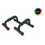 Tunturi Push Up Bar - juodos spalvos, 2 vnt. rinkinys, plieninis rėmas su ergonomiškomis PVC putų rankenomis
