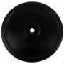 Tunturi Rubber Weight Disc 20 kg – Juoda guminė ketaus plokštė (vienetas, 30 mm skylė)