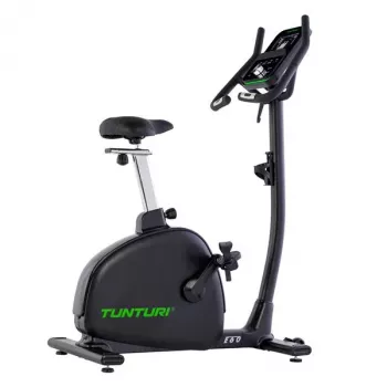 Tunturi Signature E60 vertikalus dviračių treniruoklis su elektromagnetiniu pasipriešinimu, 32 lygiai, 14 kg smagratis, Bluetooth ryšys, 5.5 col. LCD ekranas, 150 kg vartotojo svoris