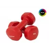 Tunturi Vinyl Dumbbells 3.0 kg x 2 Raudoni – Fiksuoto svorio hantelių rinkinys namų treniruotėms