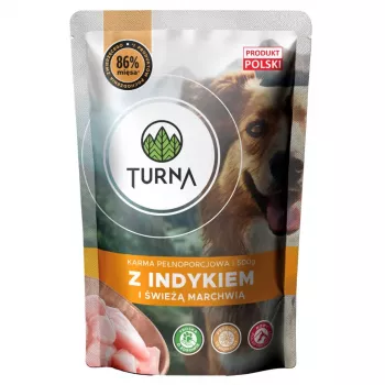 TURNA with Turkey – šlapias šunų maistas – 500g