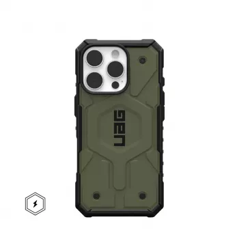 UAG Pathfinder MagSafe dėklas, skirtas iPhone 16 Pro – alyvuogių spalvos