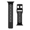 UAG Scout Silicone Watch Strap, skirtas Apple Watch 49mm/45mm/44mm/42mm – juoda