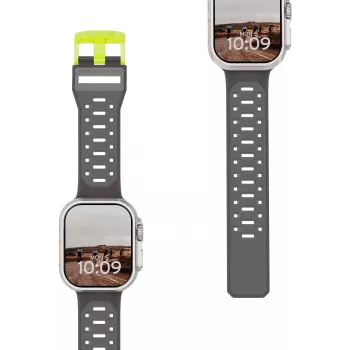 UAG Urban Armor Gear Civilian apyrankė Apple Watch Ultra/44/45/46mm - Smoke/Active Neon 194002113B81