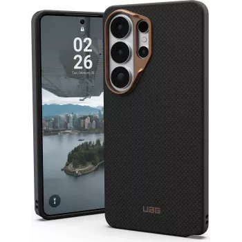 UAG Urban Armor Gear FIBR ARMR Dėklas su Magnetiniu Moduliu, Samsung Galaxy S26 Ultra, Juodas/Bronzinis