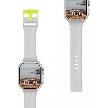 UAG Urban Armor Gear Scout Strap, skirta Apple Watch Ultra/44/45/46mm - Smoke/Active Neon 191488113B81