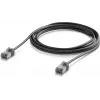 UBIQUITI UACC-CABLE-PATCH-OUTDOOR-C6A-3M-BK Itin plonas ekranuotas lauko Cat6a laidų rinkinys (3 m, juodas)