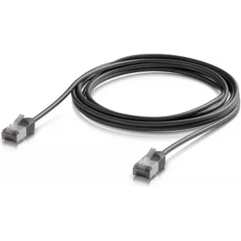 UBIQUITI UACC-CABLE-PATCH-OUTDOOR-C6A-3M-BK Itin plonas ekranuotas lauko Cat6a laidų rinkinys (3 m, juodas)