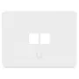 Ubiquiti UACC-WP-KEYSTONE-H-2P universali keystone sieninė plokštė, 2 prievadų, horizontali, 4 vienetų paketas