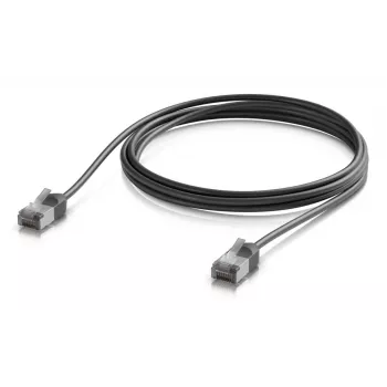 Ubiquiti Ultra-Thin Rugged Shielded USB-C to USB-C kabelis 2m juodas 20Gbps 100W