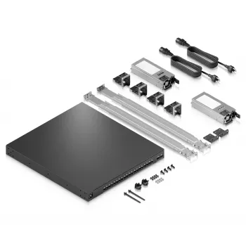 Ubiquiti UniFi EAV-Fiber 22 prievadų pilnai valdomas 3 lygmens 10G/100G agregacinis komutatorius