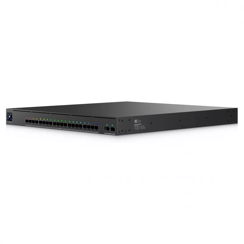 Ubiquiti UniFi EAV-Fiber 22 prievadų pilnai valdomas 3 lygmens 10G/100G agregacinis komutatorius