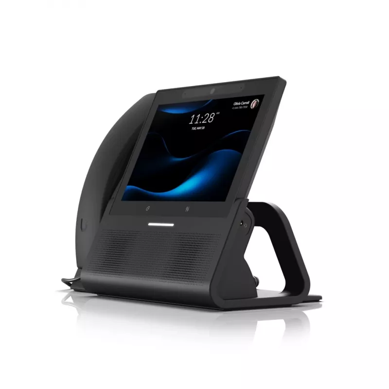 Ubiquiti UniFi Talk UTP-G3-Touch-Enterprise VoIP belaidis stalinis telefonas su jutikliniu ekranu, juodas, Wi-Fi