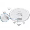 Ubiquiti UniFi UAP-AC-SHD – belaidžio ryšio taškas, dviejų juostų 802.11ac Wave 2 4x4 MU-MIMO