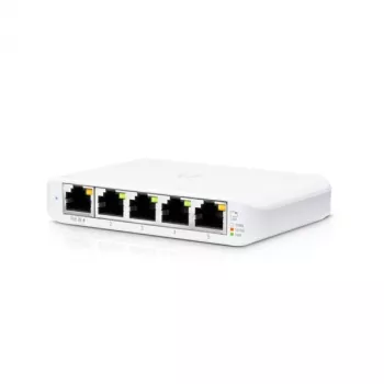 Ubiquiti UniFi USW Flex Mini 5 prievadų valdomas gigabitinio PoE komutatorius baltas
