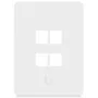Ubiquiti Universal Keystone Wall Plate 4-Port Vertikalus – švarus, pritaikomas dizainas (UACC-WP-KEYSTONE-V-4P)