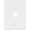 Ubiquiti Universal Keystone Wall Plate – švarus, pritaikomas dizainas, 1 prievadas (balta)