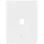 Ubiquiti Universal Keystone Wall Plate – švarus, pritaikomas dizainas, 1 prievadas (balta)
