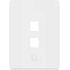 Ubiquiti Universal Keystone sieninė plokštelė Clean, pritaikoma apdaila, 2 prievadų vertikali (UACC-WP-KEYSTONE-V-2P)