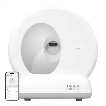 UBPet UCAT C10 Pro protinga savaime išsivalanti katės kraiko dėžė su kamera