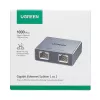 UGREEN NW301 1-to-2 gigabitinis eterneto skirstytuvas, 1000 Mbps, RJ45