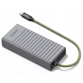UGREEN 2-in-1 USB 3.0 SD/microSD kortelių skaitytuvas su laikymo dėklu, pilka
