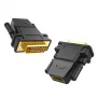 UGREEN 20124-20124 DVI (24+1) vyriškas į HDMI moterišką adapterį - juodas