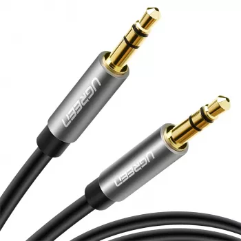 UGREEN 3.5mm Aux kabelis 0,5 m, auksu padengtas stereo garso kabelis