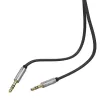 UGREEN 3.5mm Aux kabelis 2m – 24K auksu dengtas stereo garso kabelis, bevandenio vario laidininkai, dvigubas ekranavimas, TPE apvalkalas, nuleidžiama jungtis telefonų dėklams, juoda