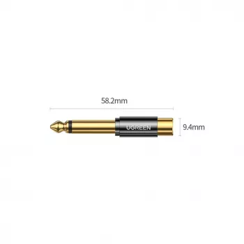 UGREEN 6.35mm Jack to RCA Female Gold Adapter AV169 80731