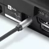 Ugreen AV108 10540 Digitalus optinis garso kabelis Toslink/SPDIF 2m pilkas