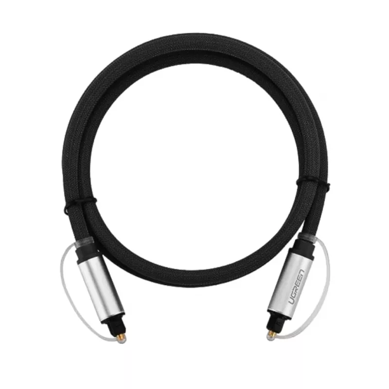 Ugreen AV108 10540 Digitalus optinis garso kabelis Toslink/SPDIF 2m pilkas