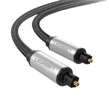 Ugreen AV108 10540 Digitalus optinis garso kabelis Toslink/SPDIF 2m pilkas