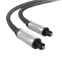 Ugreen AV108 10540 Digitalus optinis garso kabelis Toslink/SPDIF 2m pilkas