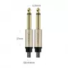 UGREEN AV128 10639 Mono TS kabelis 6,35mm Jack – 6,35mm Jack 3m – Pilka