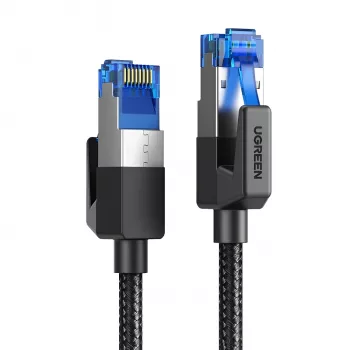 UGREEN Cat8 nailono pynės Ethernet kabelis - 40Gbps su moduliniais kištukais - 5m