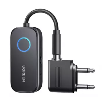 UGREEN CM672 Bluetooth 5.3 siųstuvas-imtuvas su aptX HD, mažu vėlavimu, USB-C, 3,5 mm AUX