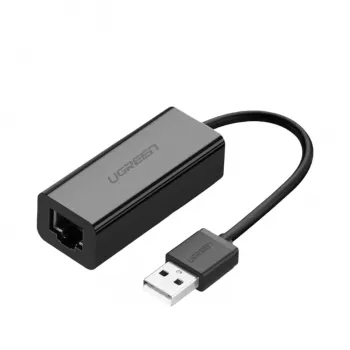 UGREEN CR110 USB 2.0 į RJ45 Ethernet adapteris - juodas
