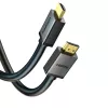 UGREEN HD104 HDMI 2.0 laidas 4K 60Hz HDR 18Gbps, vyras į vyrą, 10m, juodas