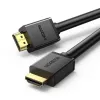UGREEN HD104 HDMI 2.0 laidas 4K 60Hz HDR 18Gbps, vyras į vyrą, 10m, juodas