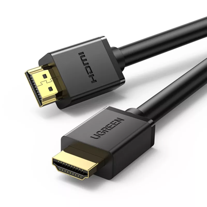 UGREEN HD104 HDMI 2.0 laidas 4K 60Hz HDR 18Gbps, vyras į vyrą, 10m, juodas