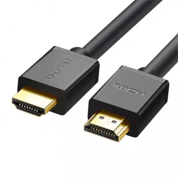 UGREEN HD104 HDMI 2.0 laidas 4K 60Hz HDR 18Gbps, vyras į vyrą, 10m, juodas