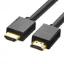UGREEN HD104 HDMI 2.0 laidas 4K 60Hz HDR 18Gbps, vyras į vyrą, 10m, juodas