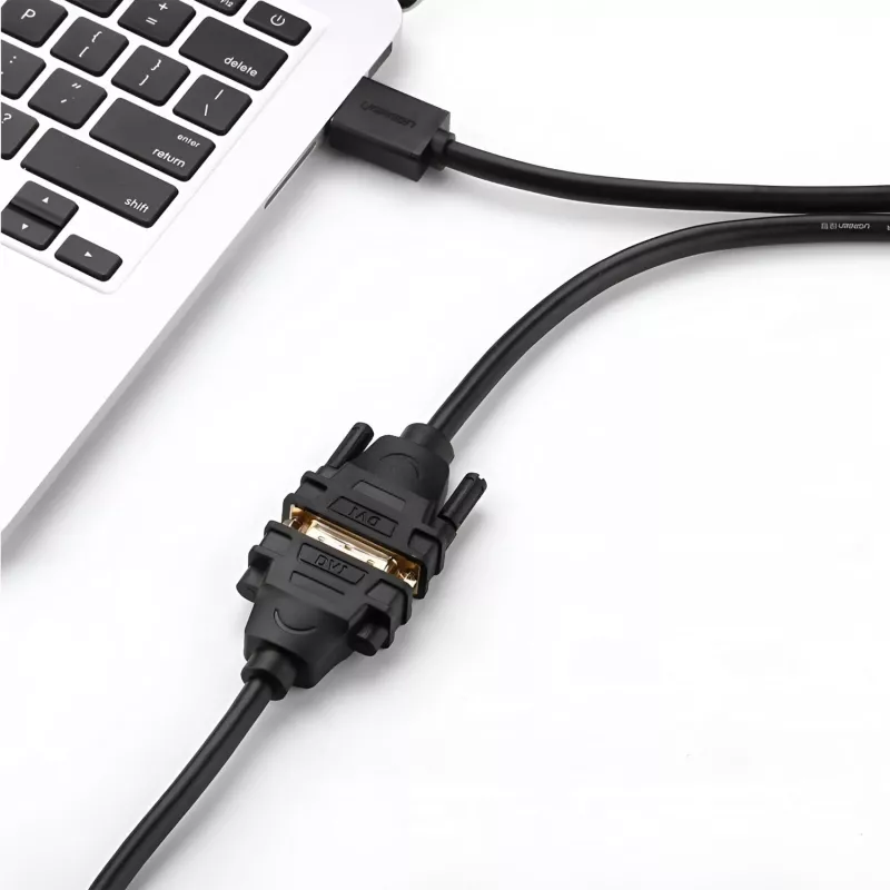 UGREEN HD106 HDMI–DVI laidas, 2 m, juodas, 1080p, auksuoti kontaktai, triguba ekranuotė