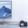 UGREEN HD164 Micro HDMI į HDMI 2.1 laidas 8K 1m Pilka