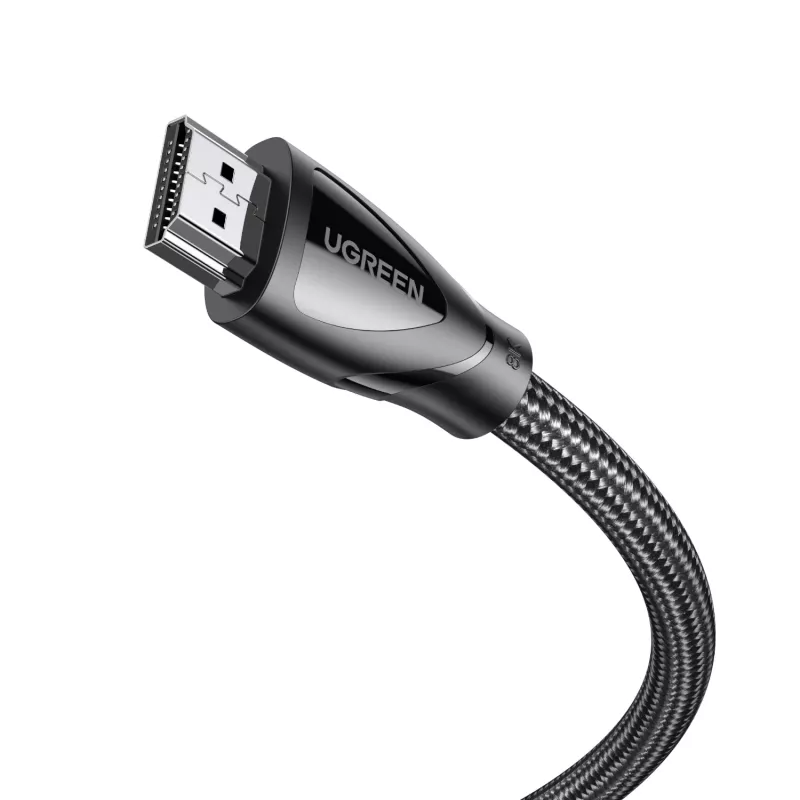 UGREEN HDMI 2.1 laidas vyras-vyras 1m (8K@60Hz | 4K@120Hz) - juodas