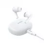 UGREEN HiTune P3 belaidės ausinės su hibridiniu ANC, 35dB triukšmo slopinimu, 4-mic ENC, 30H baterija, IPX5, Bluetooth 5.2, maža delsa, baltos